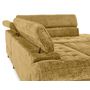 Voir la diapositive 6 : LISA DESIGN Marlo - canapé d'angle droit 5 places convertible avec coffre et têtières en velours texturé