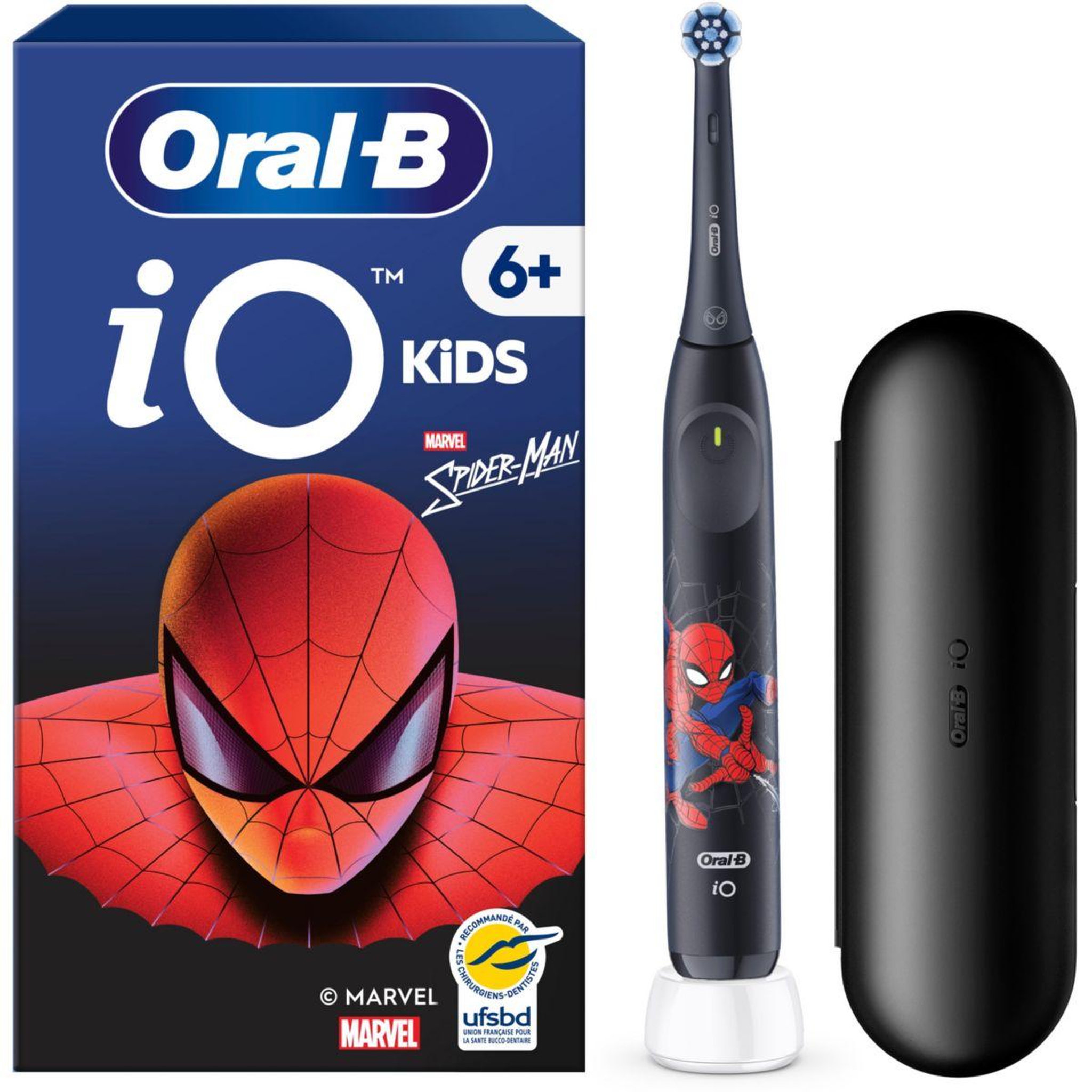 ORAL B Brosse à dents électrique io2 kids spiderman + travel case