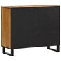 Voir la diapositive 4 : VIDAXL Buffet 90x34x75 cm bois de manguier massif brut