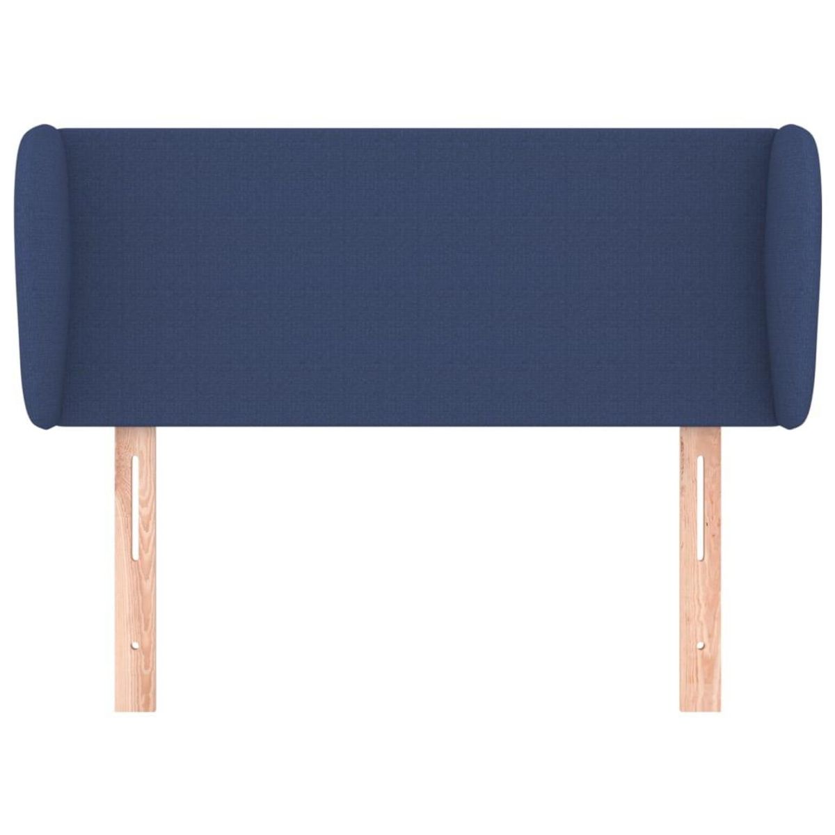 VIDAXL Tete de lit avec oreilles Bleu 83x23x78/88 cm Tissu