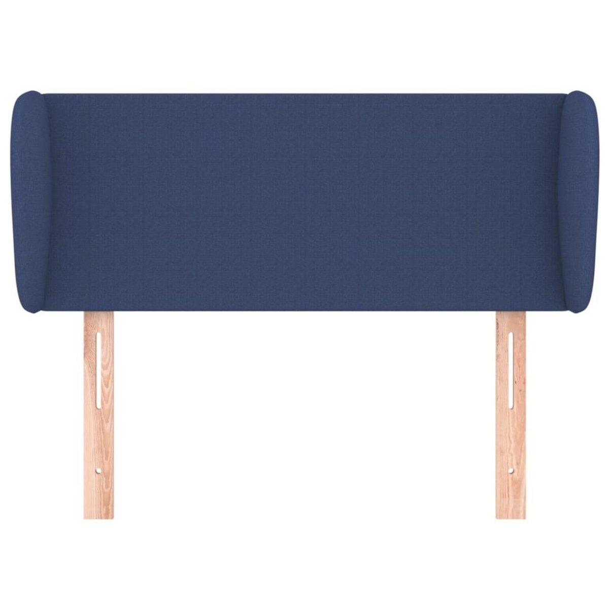 VIDAXL Tete de lit avec oreilles Bleu 83x23x78/88 cm Tissu