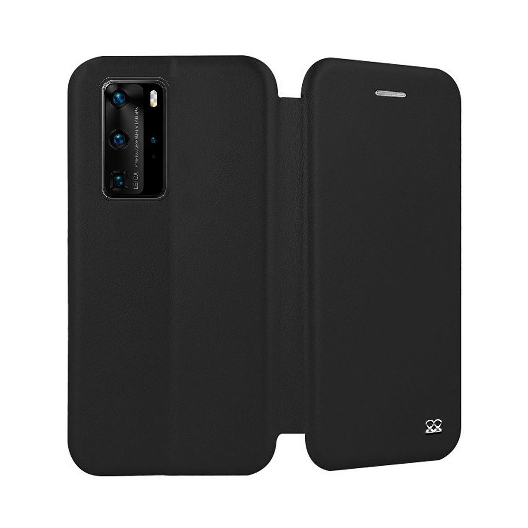 Voir la diapositive 4 : IBROZ Etui huawei p40 pro cuir noir