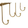 Voir la diapositive 3 : Paris Prix Patère Murale Design 5 Crochets  Leaves  49cm Or