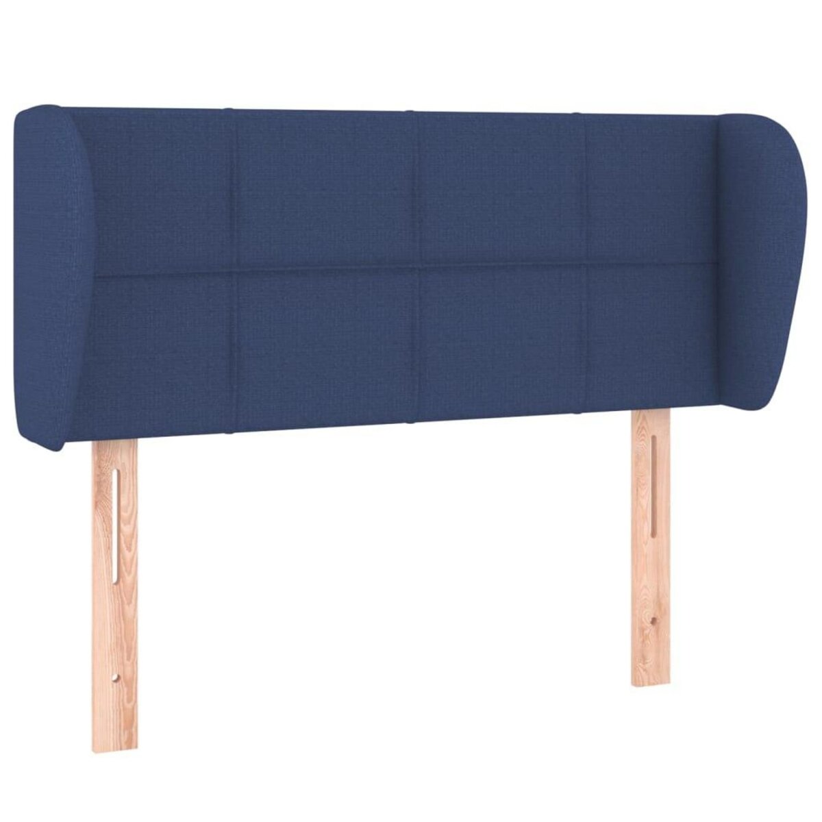 VIDAXL Tete de lit avec oreilles Bleu 83x23x78/88 cm Tissu