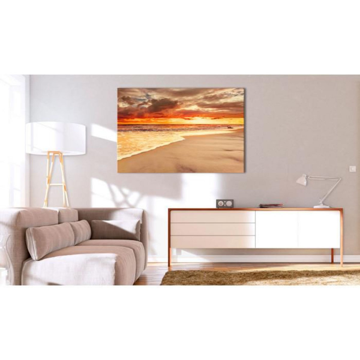 Paris Prix Tableau Imprimé  Beach : Beatiful Sunset II