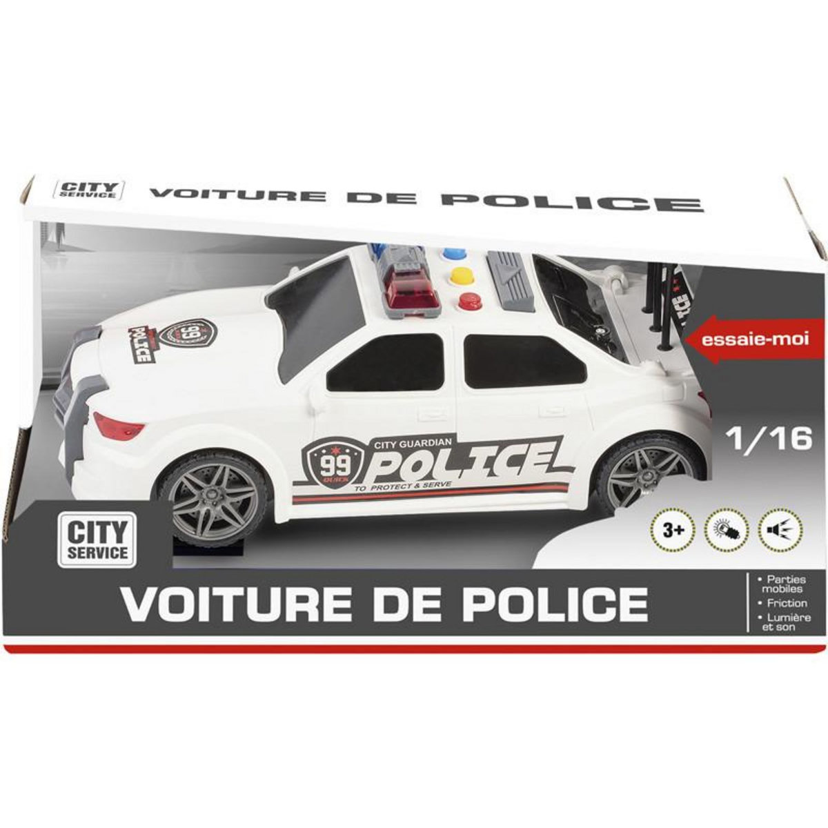 VEH POL 1 16 FR SON LUM ASSORTIMENT JS124C B