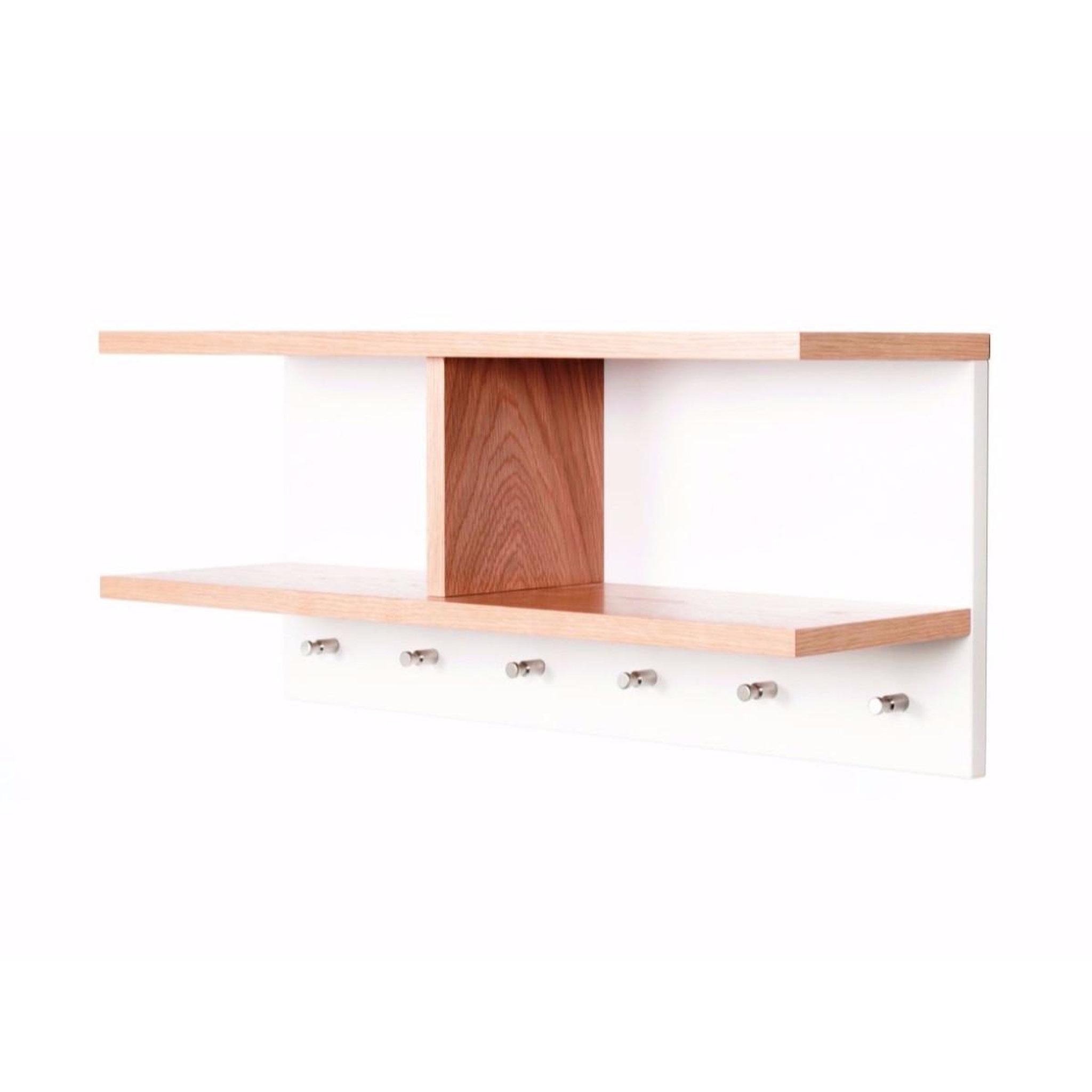 Voir la diapositive 2 : Paris Prix Patère murale design  northgate  65cm chêne
