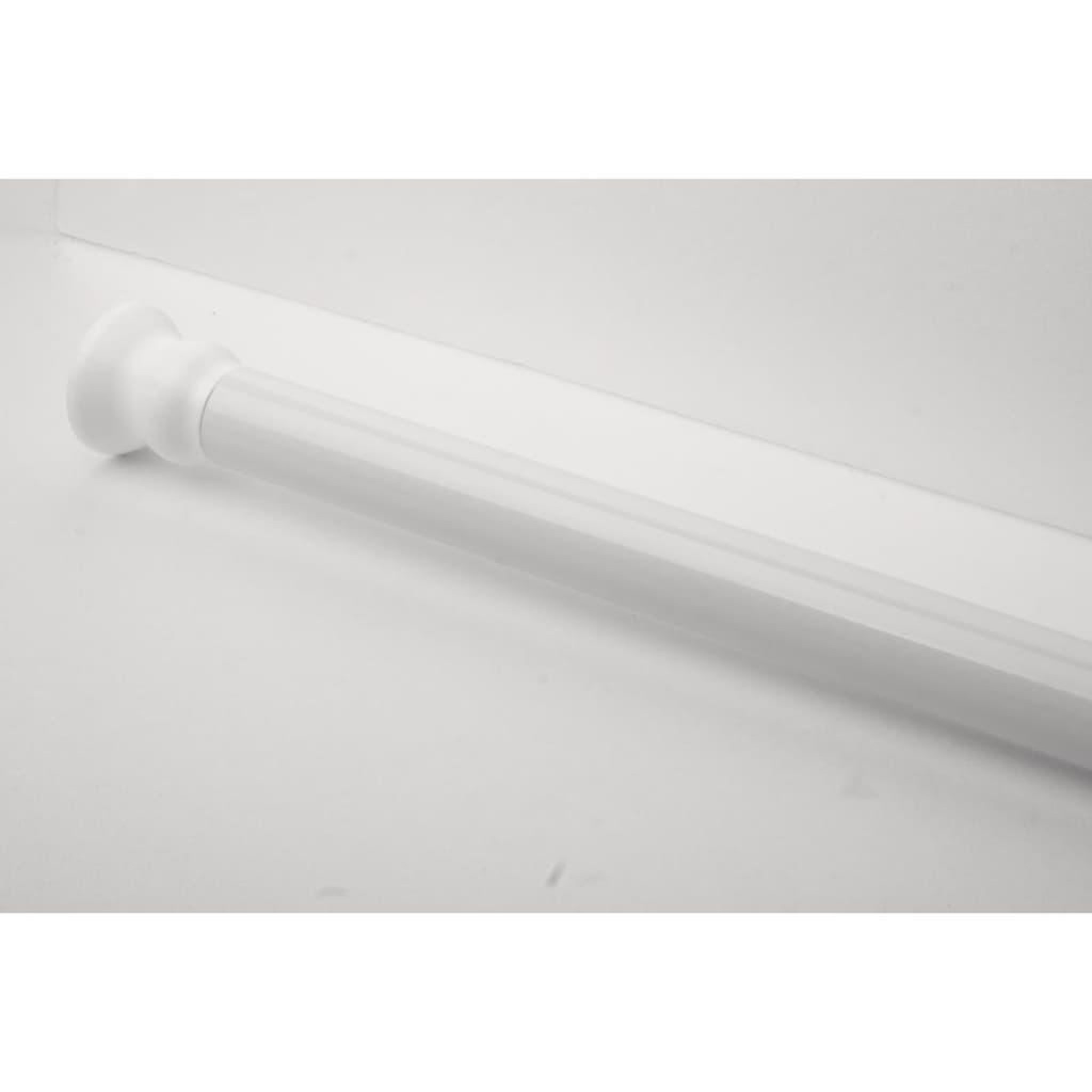 Voir la diapositive 4 : RIDDER RIDDER Tringle de rideau de douche telescopique 70-115 cm Blanc 55101