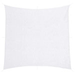VIDAXL Filet de camouflage avec sac de rangement 521x493 cm blanc