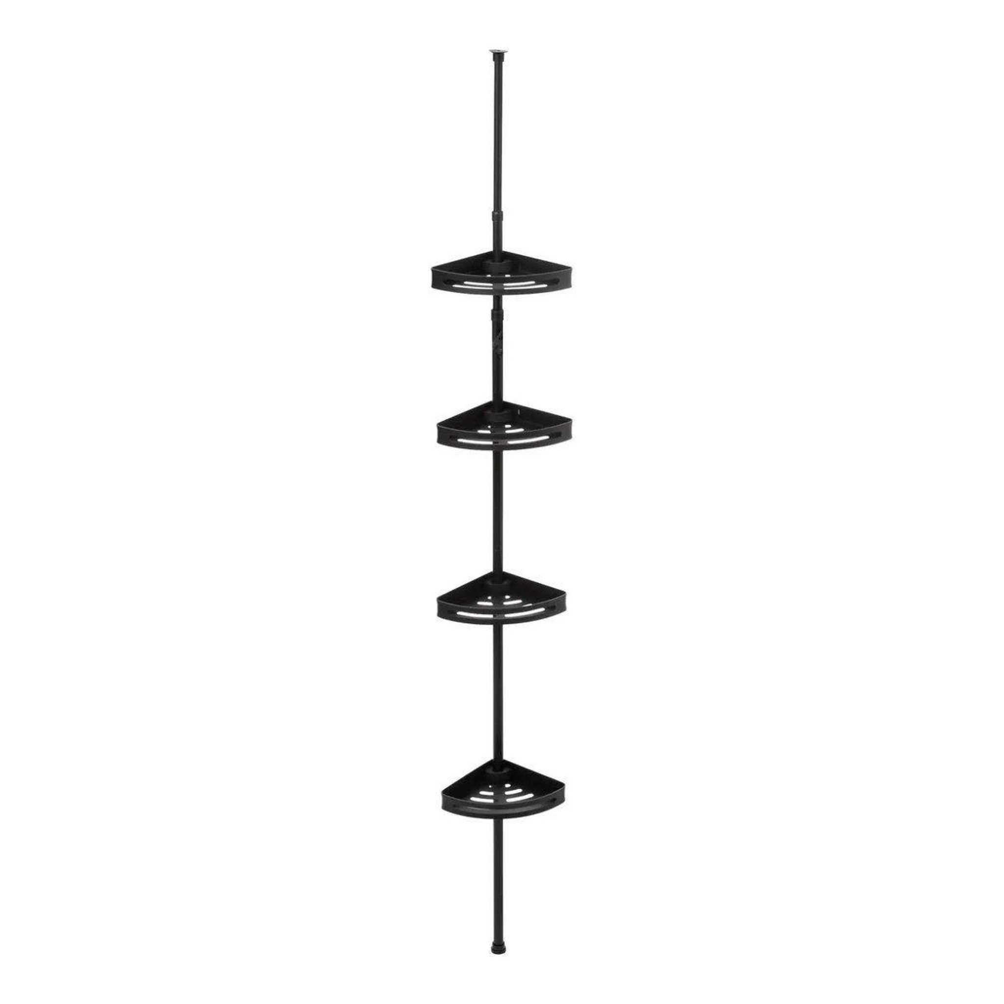 FIVE Étagère de douche  téléscopique  240cm noir