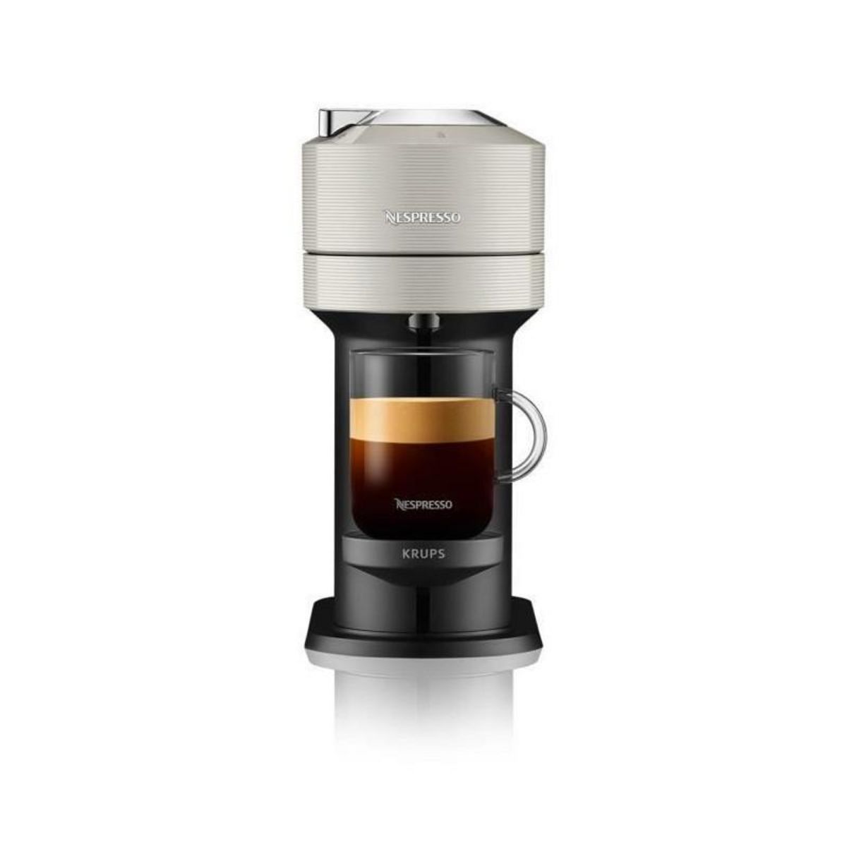 NESPRESSO KRUPS Vertuo Next Machine Expresso Nespresso 1.1L Gris Clair YY4298FD