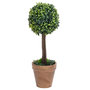 Voir la diapositive 3 : VIDAXL Plantes de buis artificiel 2 pcs avec pots Boule Vert 33 cm