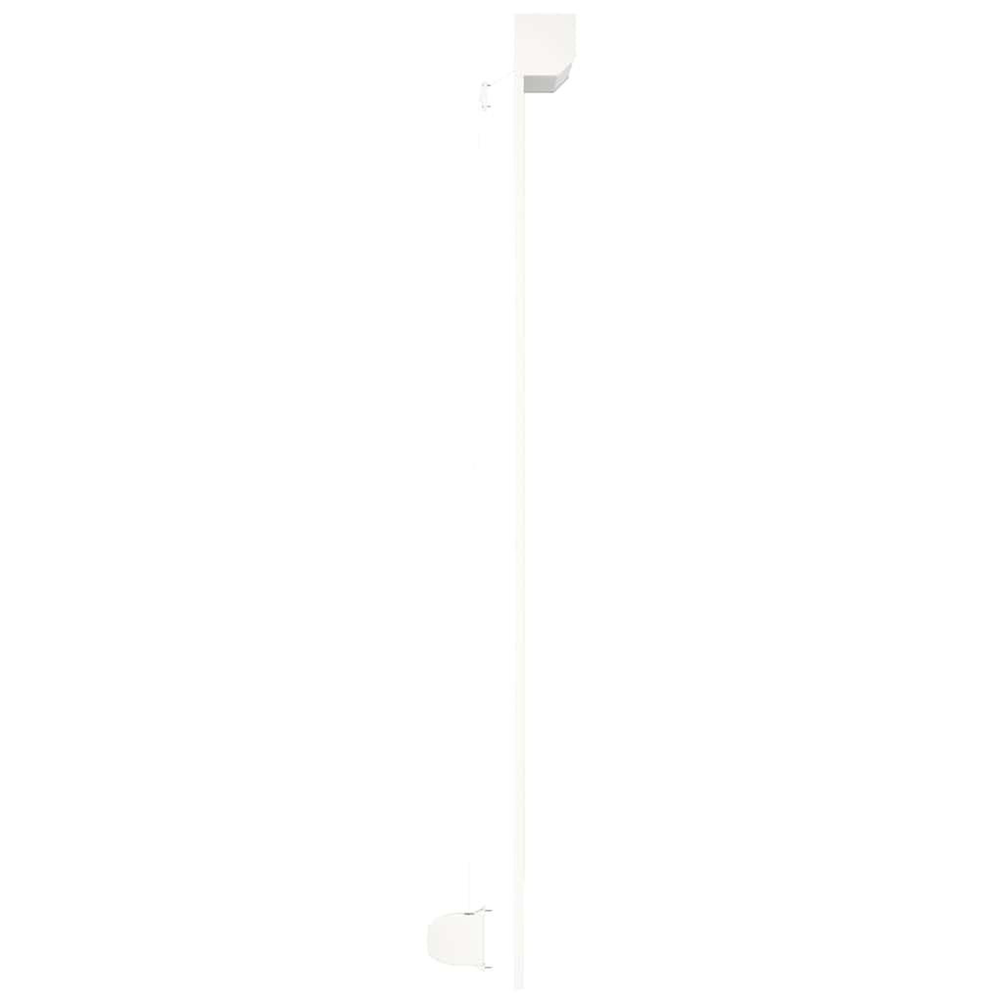 Voir la diapositive 5 : VIDAXL Volet roulant aluminium 110x220 cm blanc