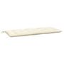 Voir la diapositive 4 : VIDAXL Coussins de banc de jardin lot de 2 blanc creme tissu Oxford