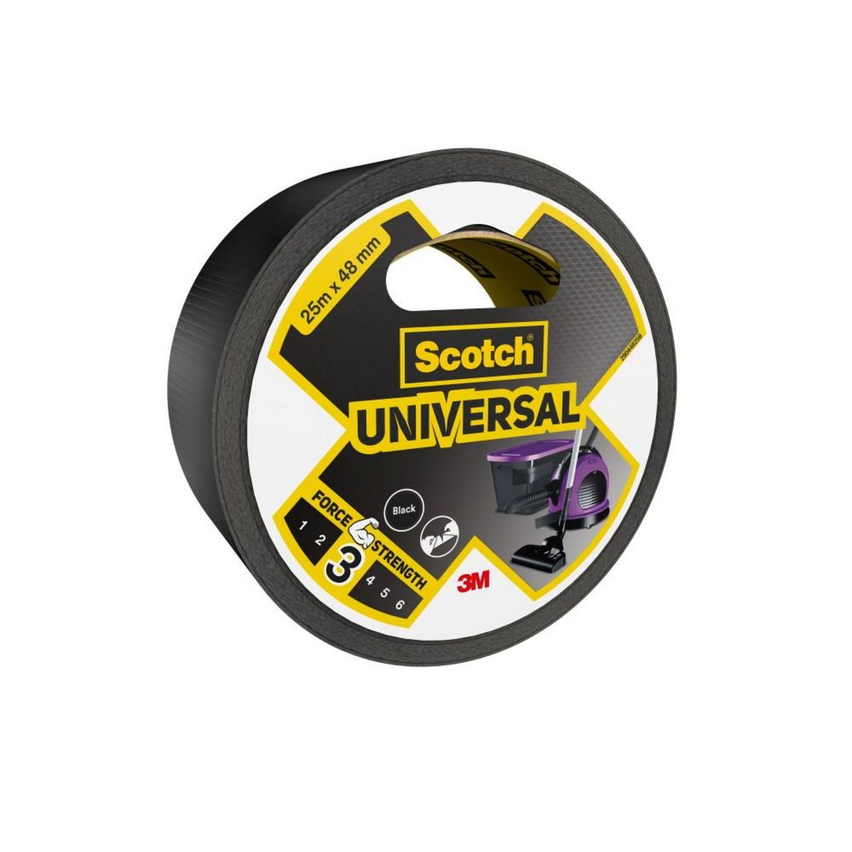 CENTRALE BRICO Adhésif de réparation SCOTCH Universal, une face L.25 m x l.48 mm noir