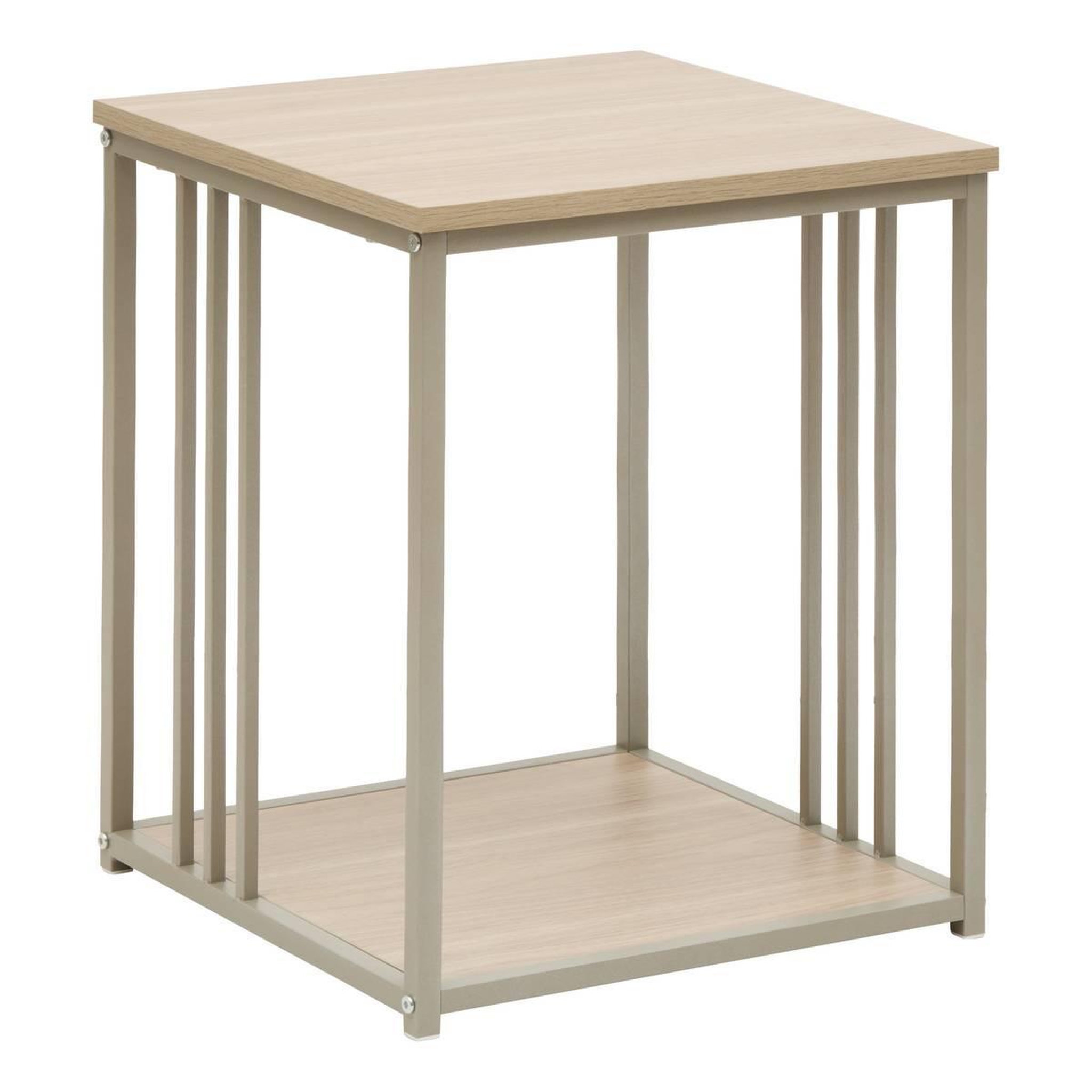 FIVE Table de Chevet Avec Étagère  Duna  50cm Sable
