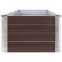 Voir la diapositive 4 : VIDAXL Lit sureleve de jardin Acier galvanise 320x40x45 cm Marron
