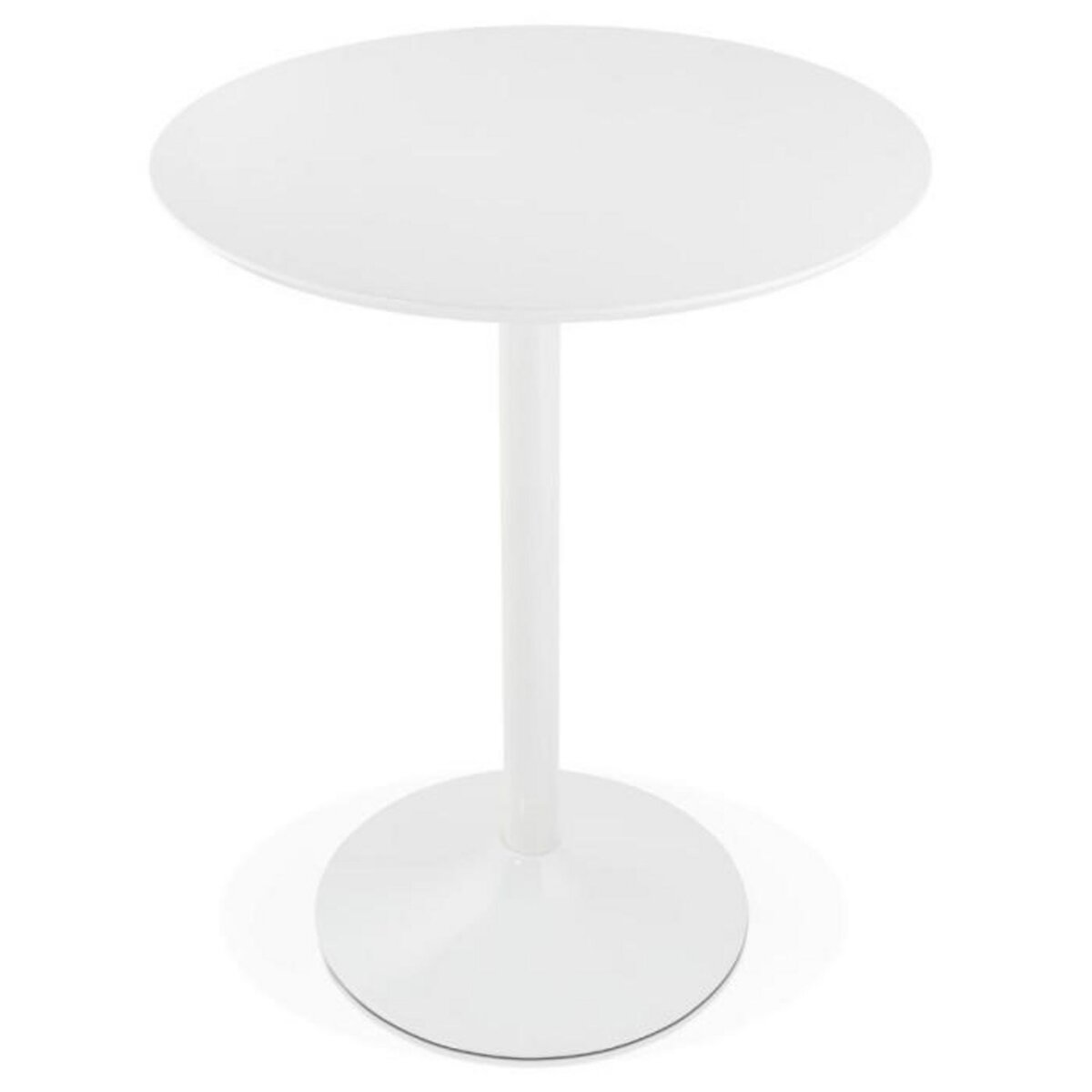 Paris Prix Table de Bar  Alysson  90cm Blanc