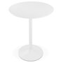 Voir la diapositive 3 : Paris Prix Table de Bar  Alysson  90cm Blanc