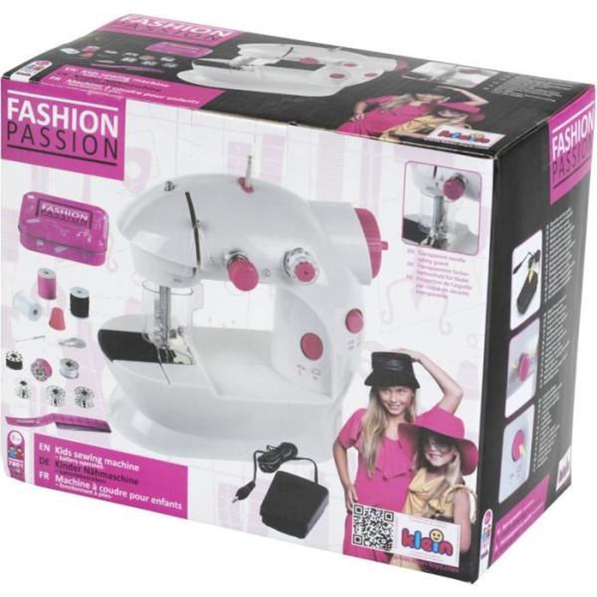Voir la diapositive 5 : Klein Machine a coudre Fashion Passion pour enfants - KLEIN - 7901