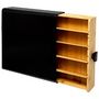 Voir la diapositive 5 : FIVE Porte-Capsules Tiroir  Nera  33cm Noir & Naturel