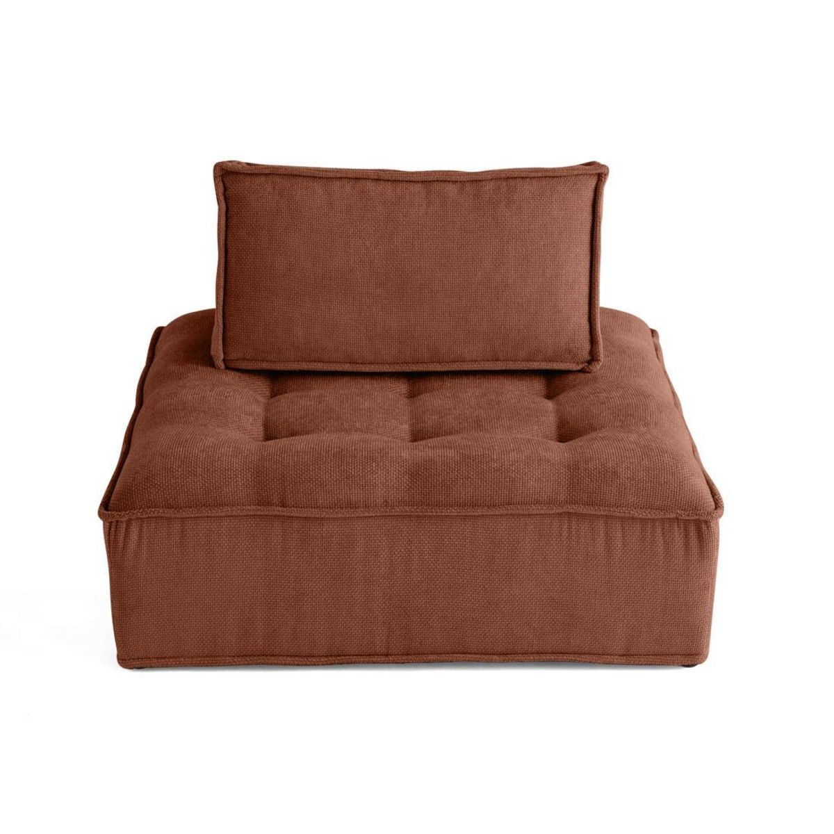 LISA DESIGN Marisol - module d'assise - velours texturé