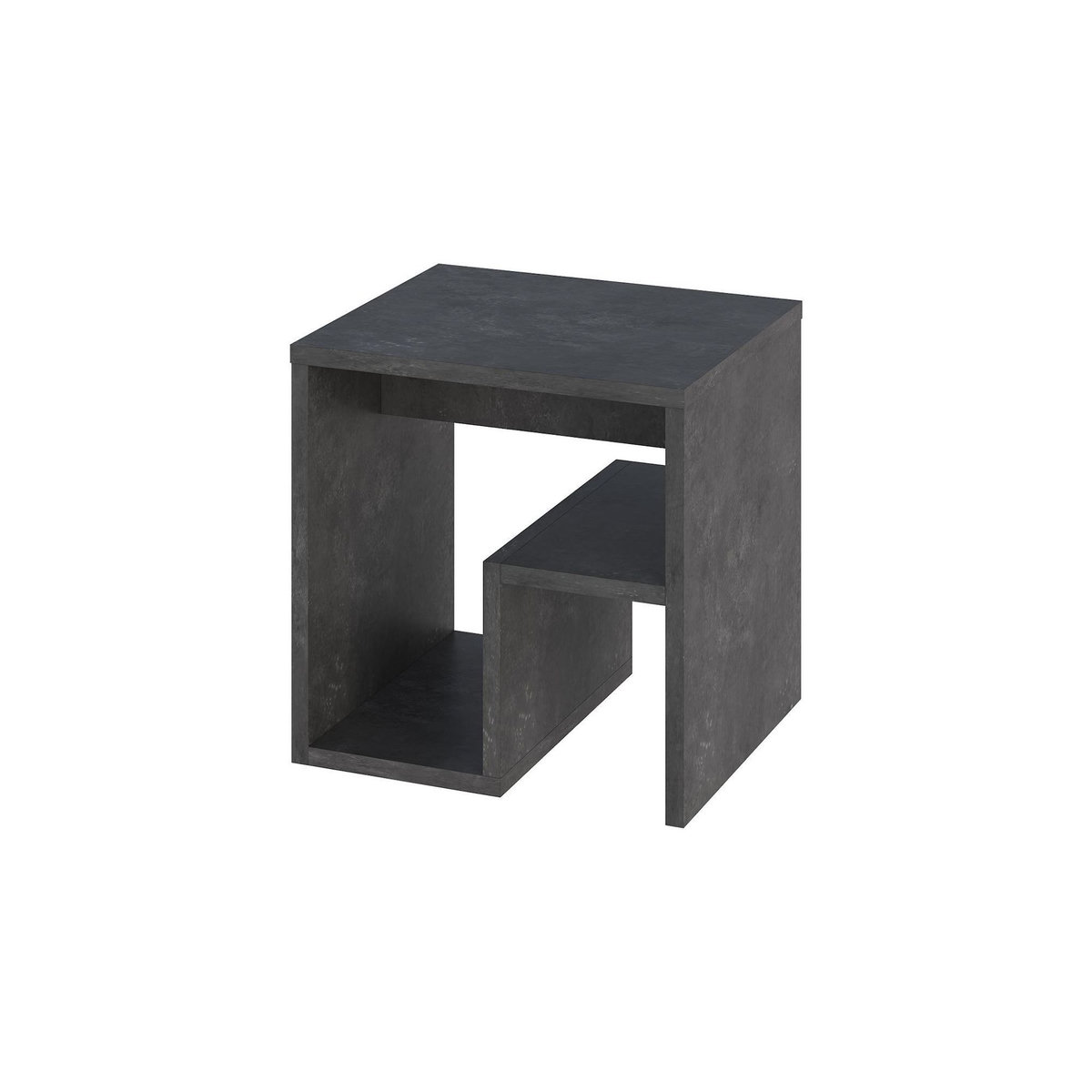 Habitat et Jardin table d'appoint en bois  Bon  40 x 35 x 40 cm - Gris rétro