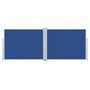 Voir la diapositive 4 : VIDAXL Auvent lateral retractable Bleu 140 x 1000 cm