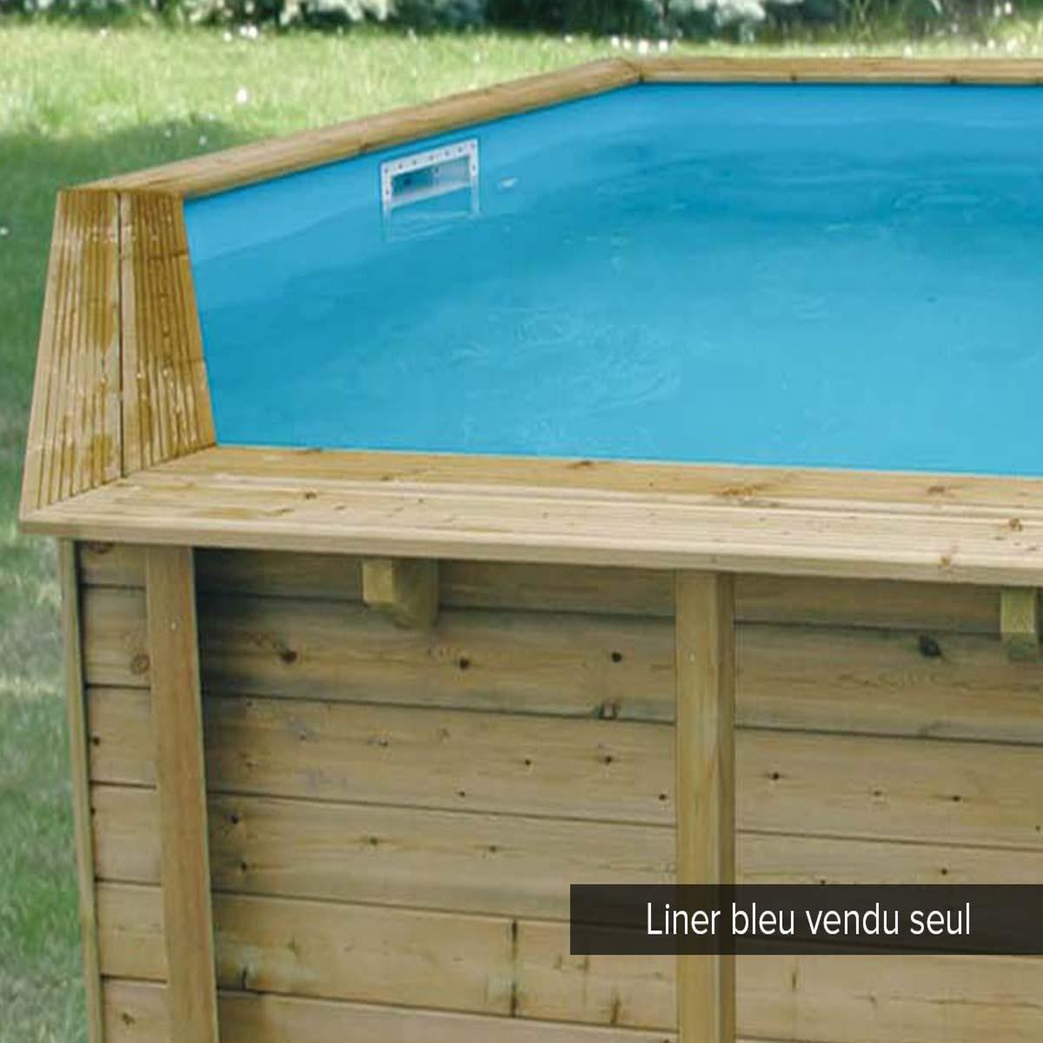 Ubbink Liner seul bleu pour piscine bois azura ø 4,10 x 1,20 m - ubbink