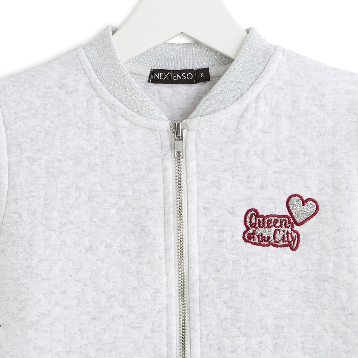 IN EXTENSO Sweat molleton zippé fille