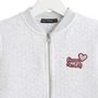 Voir la diapositive 2 : IN EXTENSO Sweat molleton zippé fille