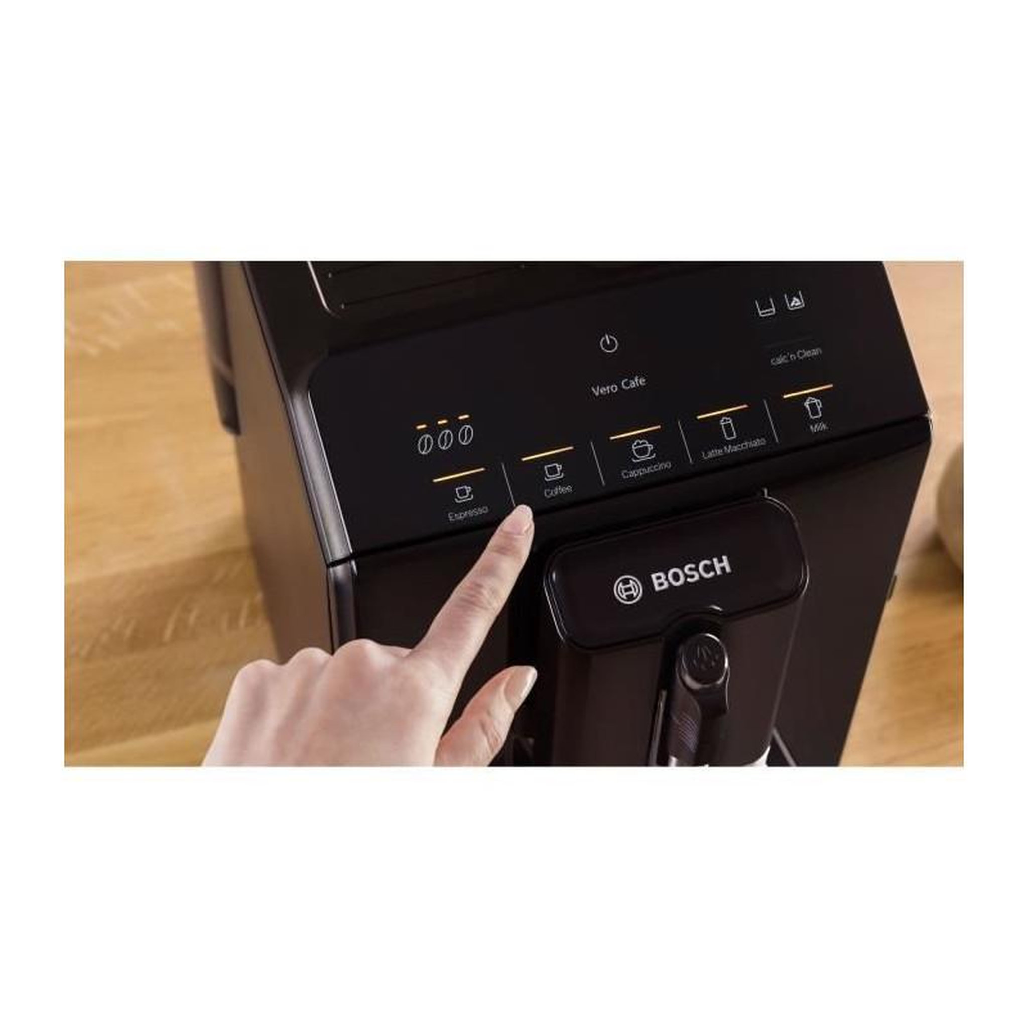 Voir la diapositive 5 : BOSCH Machine a café broyeur expresso - BOSCH - TIE20119 Serie 2 - 1300 W - 250 g de grains - 1,4 L - Noir