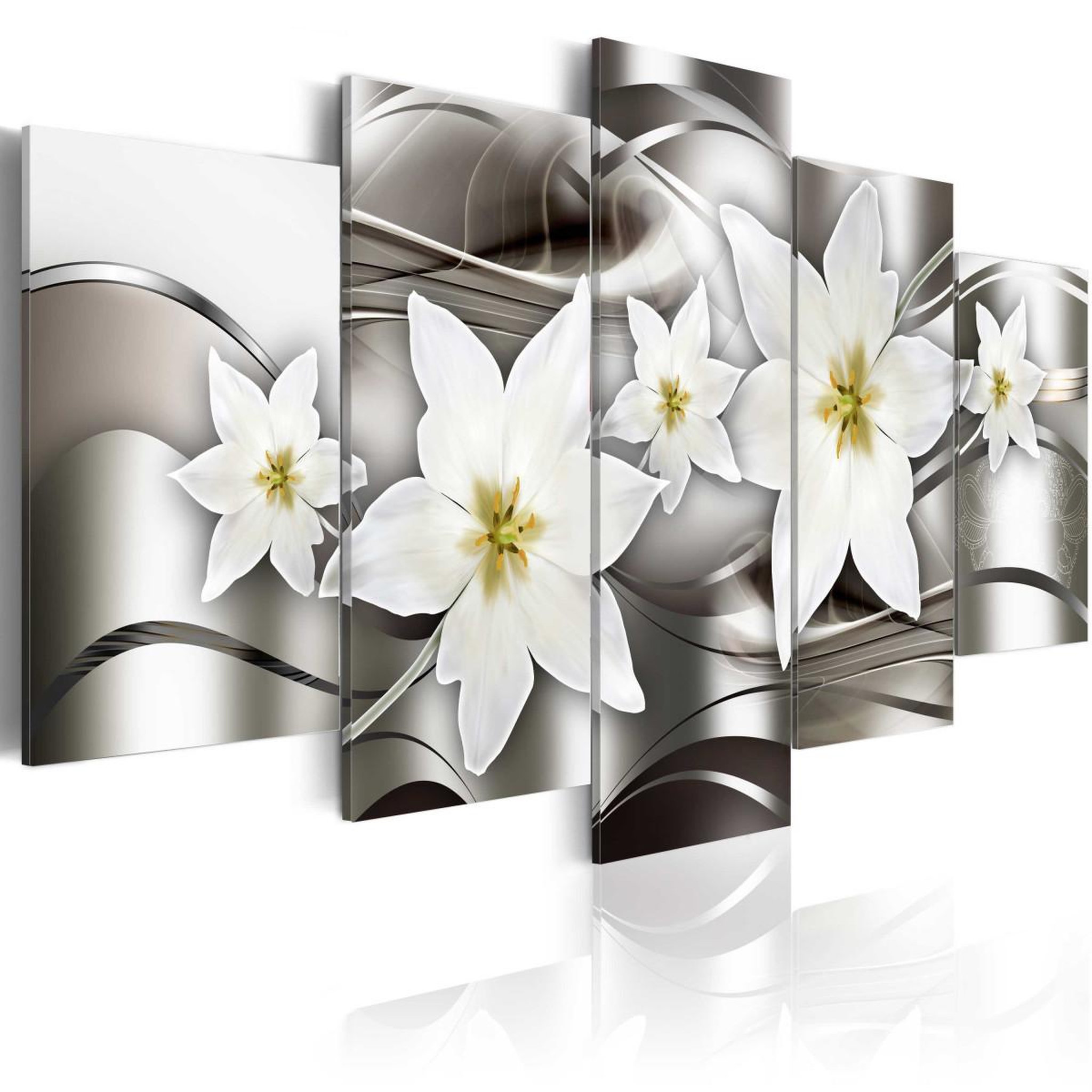 Voir la diapositive 1 : Paris Prix Tableau Imprimé  Mysterious Lilies