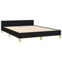 Voir la diapositive 5 : VIDAXL Cadre de lit sans matelas noir 140x200 cm tissu