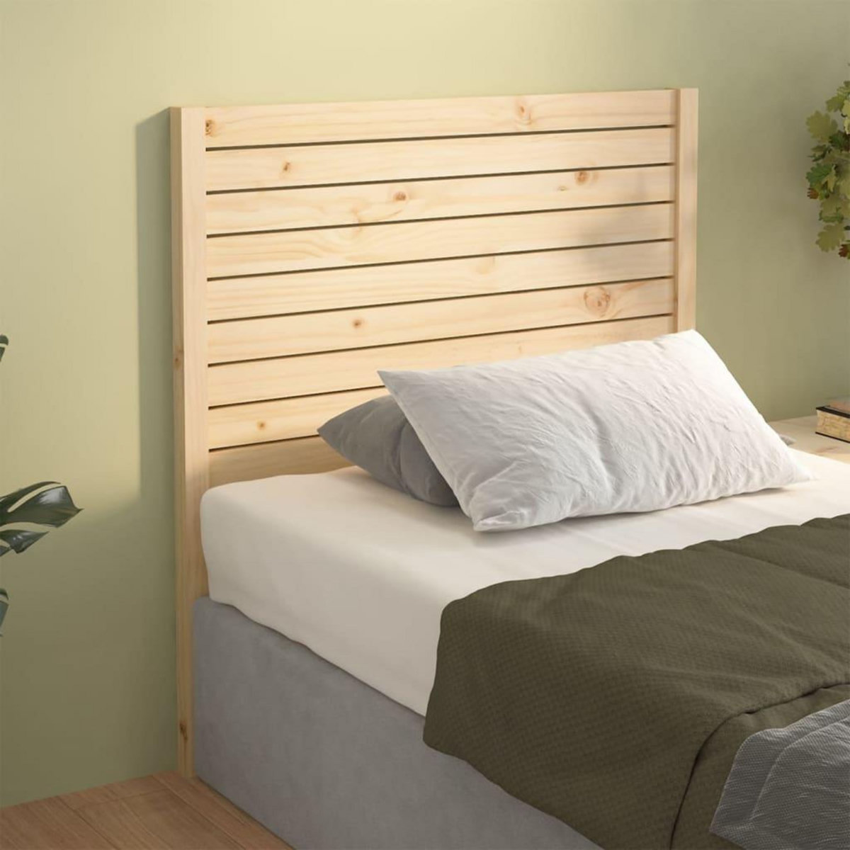VIDAXL Tete de lit 96x4x100 cm Bois massif de pin