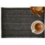 Voir la diapositive 2 : HABITABLE Lot de 6 sets de tables rectangles en jute TORSA - 31 x 45 cm - Noir