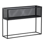 Paris Prix Console Design en Métal  Netz  110cm Noir
