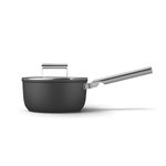 SMEG Casserole noir mat 20cm + couvercle - SPF2012BLM