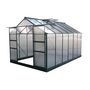 Voir la diapositive 1 : Habitat et Jardin Serre jardin polycarbonate  Dahlia  - 9,24 m² - Vert Sapin