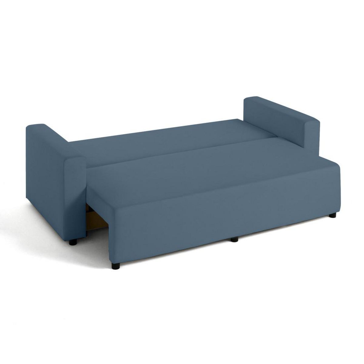 BEST MOBILIER Regala - canapé 3 places - convertible avec coffre - en tissu