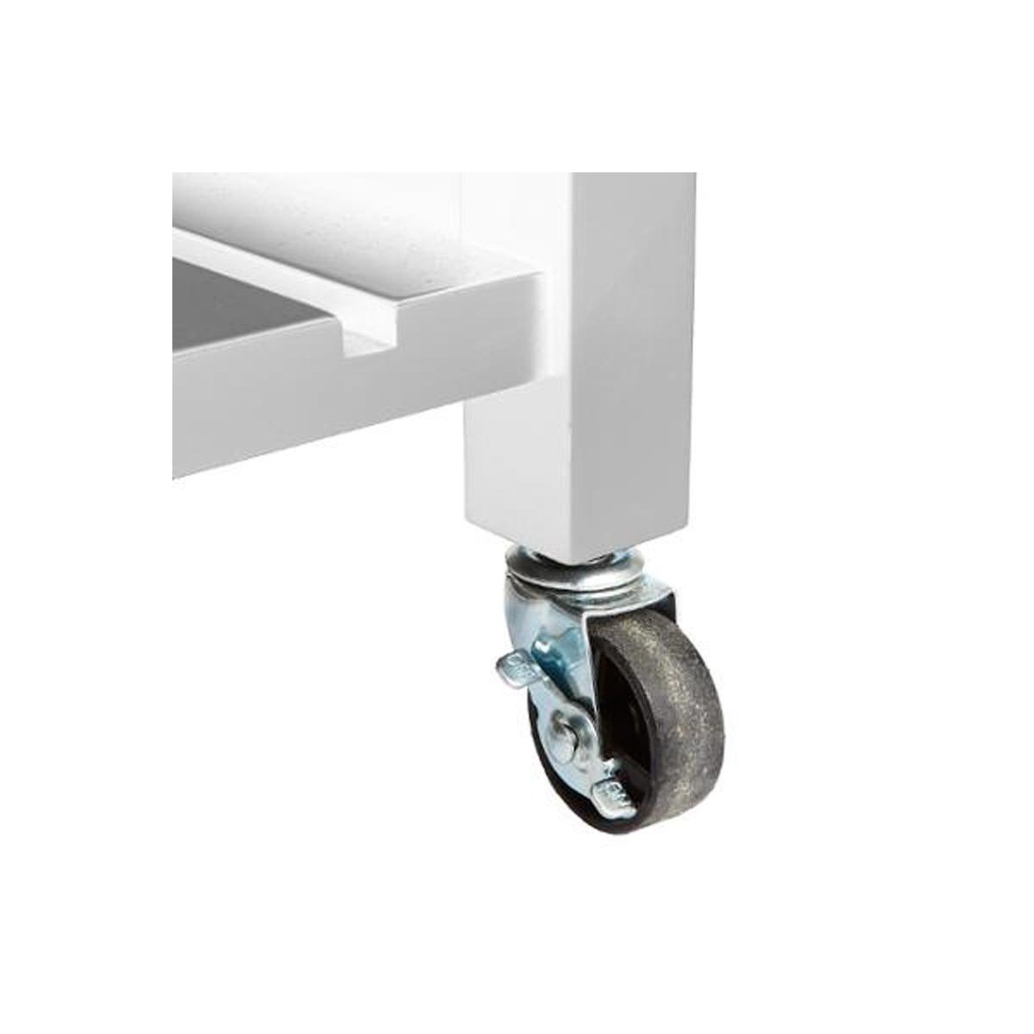Voir la diapositive 2 : ATMOSPHERA Desserte de cuisine  claude  58cm blanc