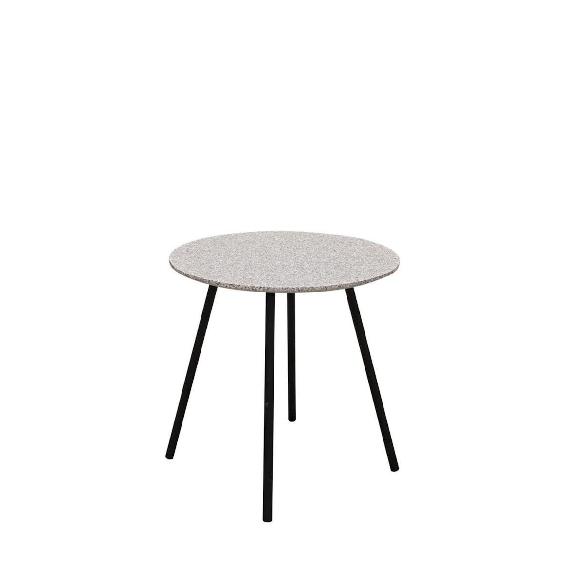 Paris Prix Lot de 2 Tables d'Appoint Design  Pluton  48cm Gris