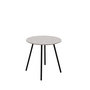 Voir la diapositive 3 : Paris Prix Lot de 2 Tables d'Appoint Design  Pluton  48cm Gris