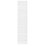 Voir la diapositive 4 : VIDAXL Bibliotheque a 5 niveaux Blanc 40x24x175 cm Bois d'ingenierie