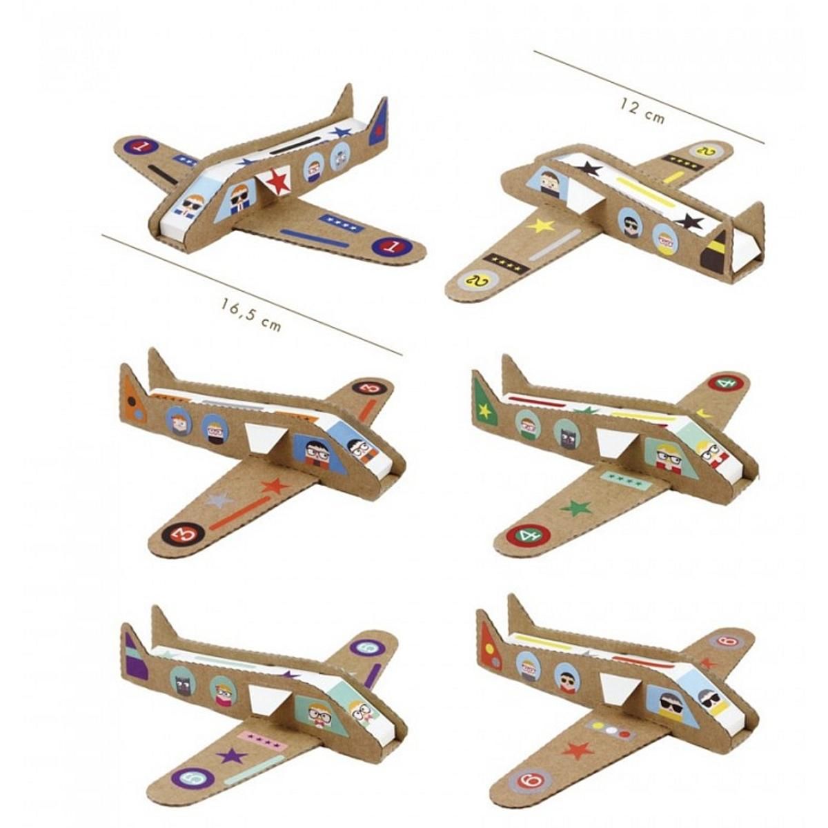 PIROUETTE CACAHOUETE Kit creatif Avions a reaction