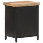 Voir la diapositive 4 : VIDAXL Table de chevet 40x30x52 cm Bois de manguier brut