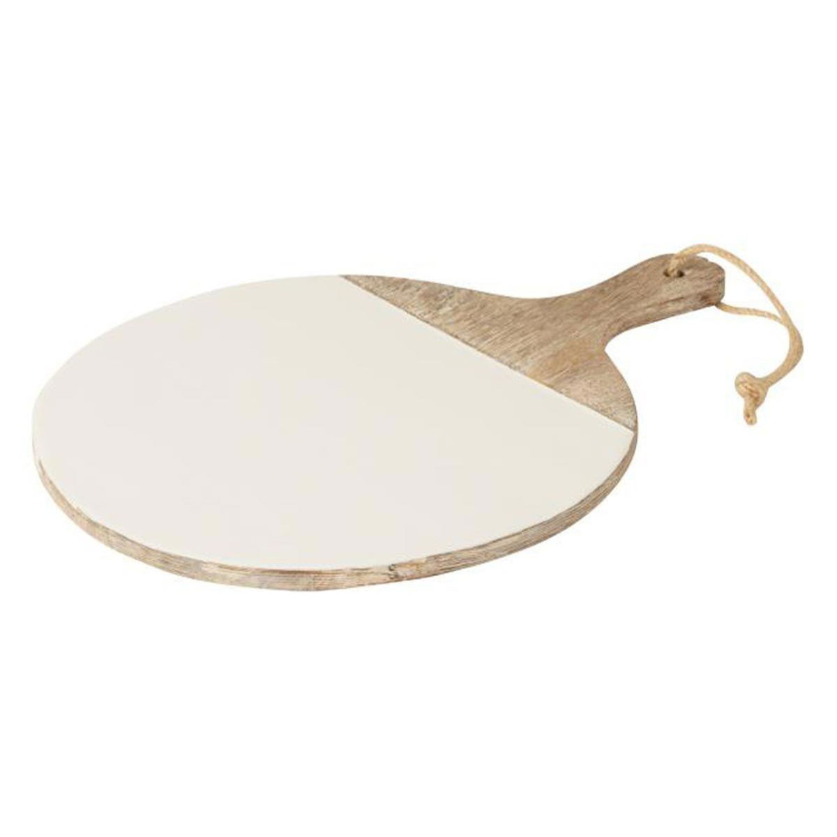 Paris Prix Planche à Découper en Bois  Aliments  40cm Blanc