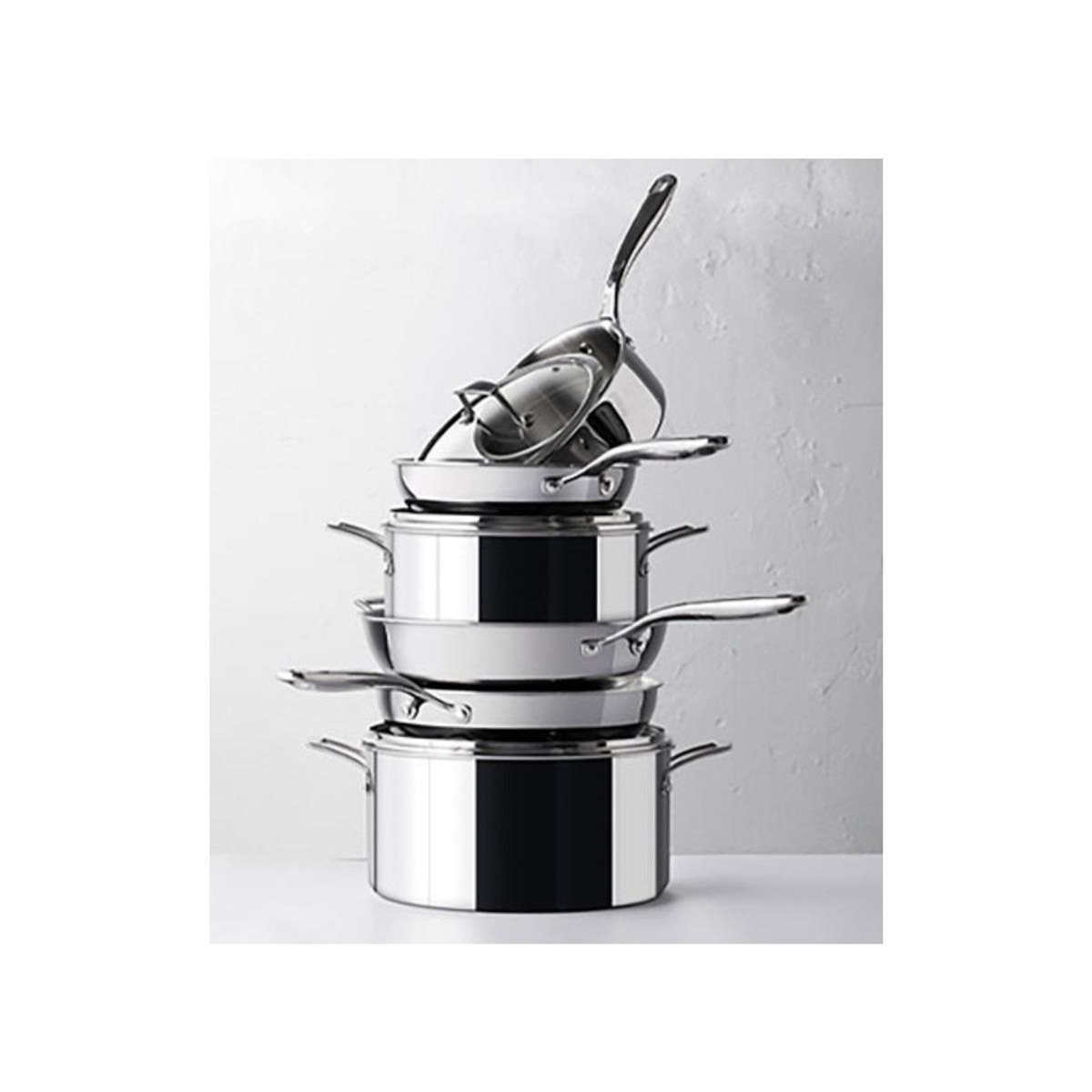 Lacor Faitout inox 20cm + couvercle verre - 60870