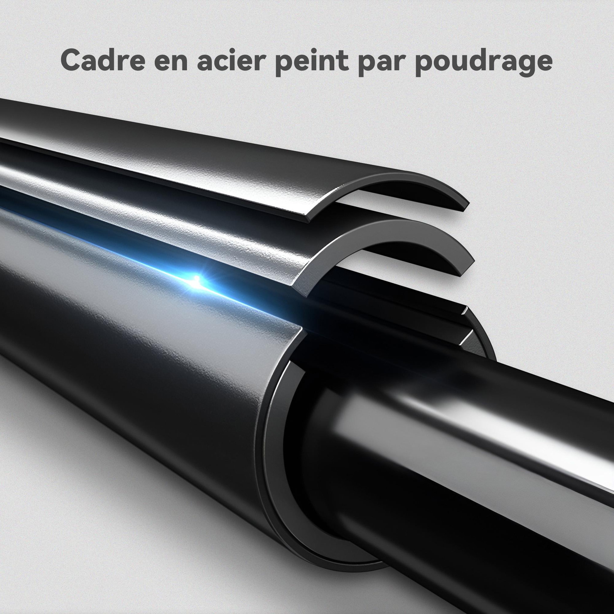 Voir la diapositive 6 : HOMCOM Station à dips - barres parallèles à dips - hauteur réglable h.80-100 cm - poignées antidérapantes - acier noir