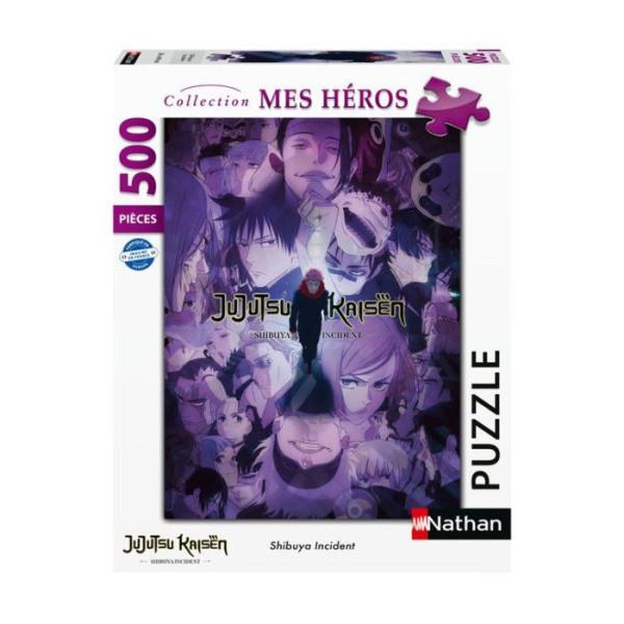 MARKET24 Puzzles Adultes 500 pieces - L'incident de Shibuya / Jujutsu Kaisen